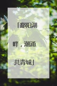 鄱阳湖畔，潮涌共青城